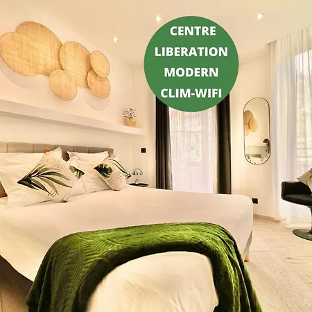 Appart hôtel Liberation Center - Private Balcony - 24&7 Reception - Luggage Storage *